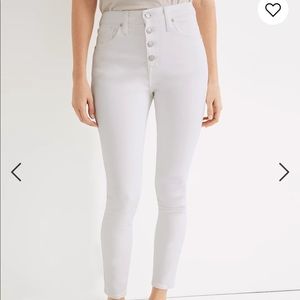 Madewell curvy high rise skinny cropped jeans 24